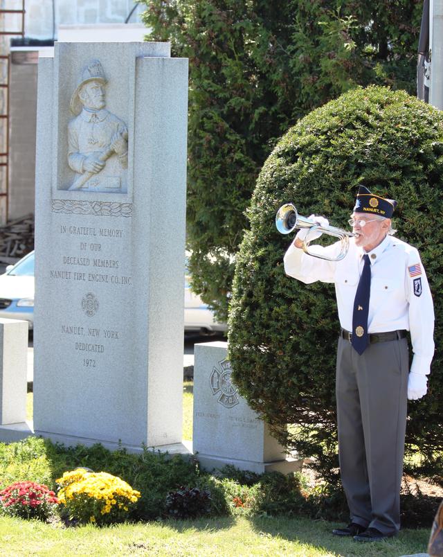 Memorial Service NFD. September 9, 2012. Taps. Photo by Vincent P. Tuzzolino